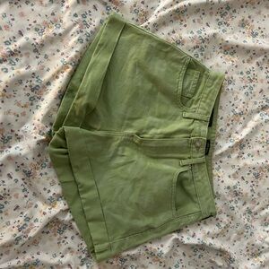 Olive Green Women's Shorts